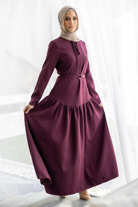 Alima Detailed Maxi Dress