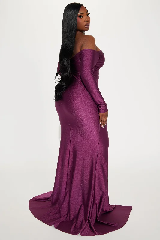 Need To Know Maxi Dress - Plum